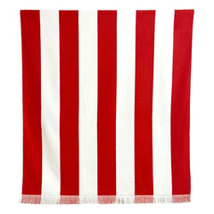 Haomy - Porto beach towel | Vermilion