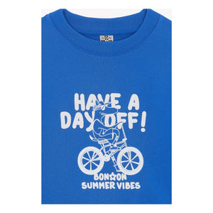 Bonton - Sweat Lame Day Off | Royal Blue