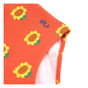 Bobo Choses - Sunflower Swimsuit Made from Recycled Fibers | Red