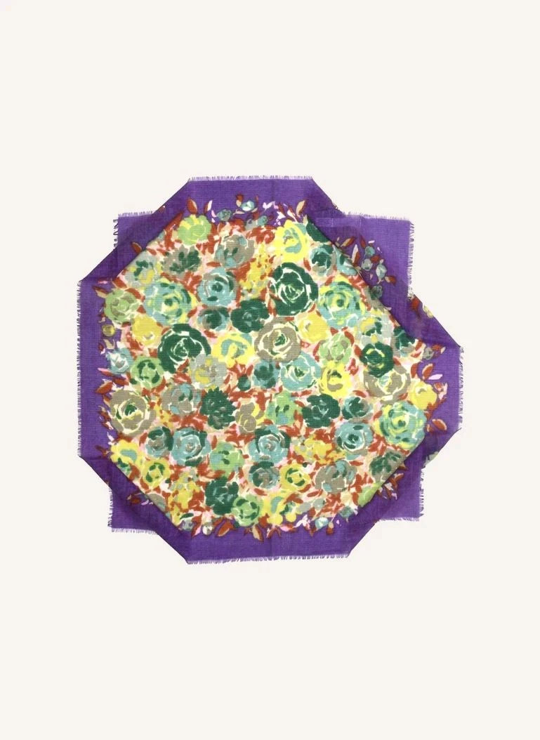 Epice Paris - Wool, Silk and Cashmere Scarf | Purple