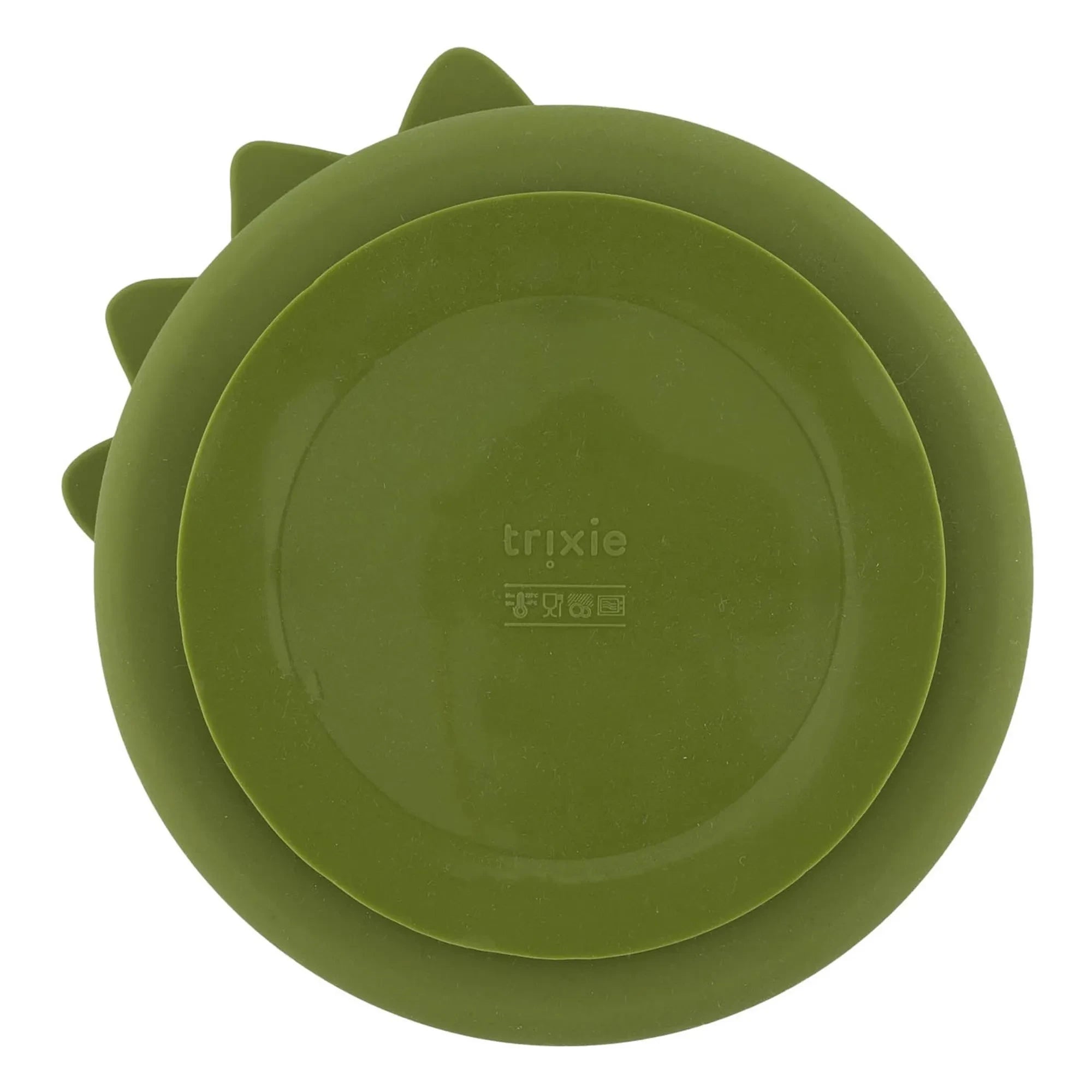 Trixie - Mr. Dino Compartments Vacuum Plate | Green