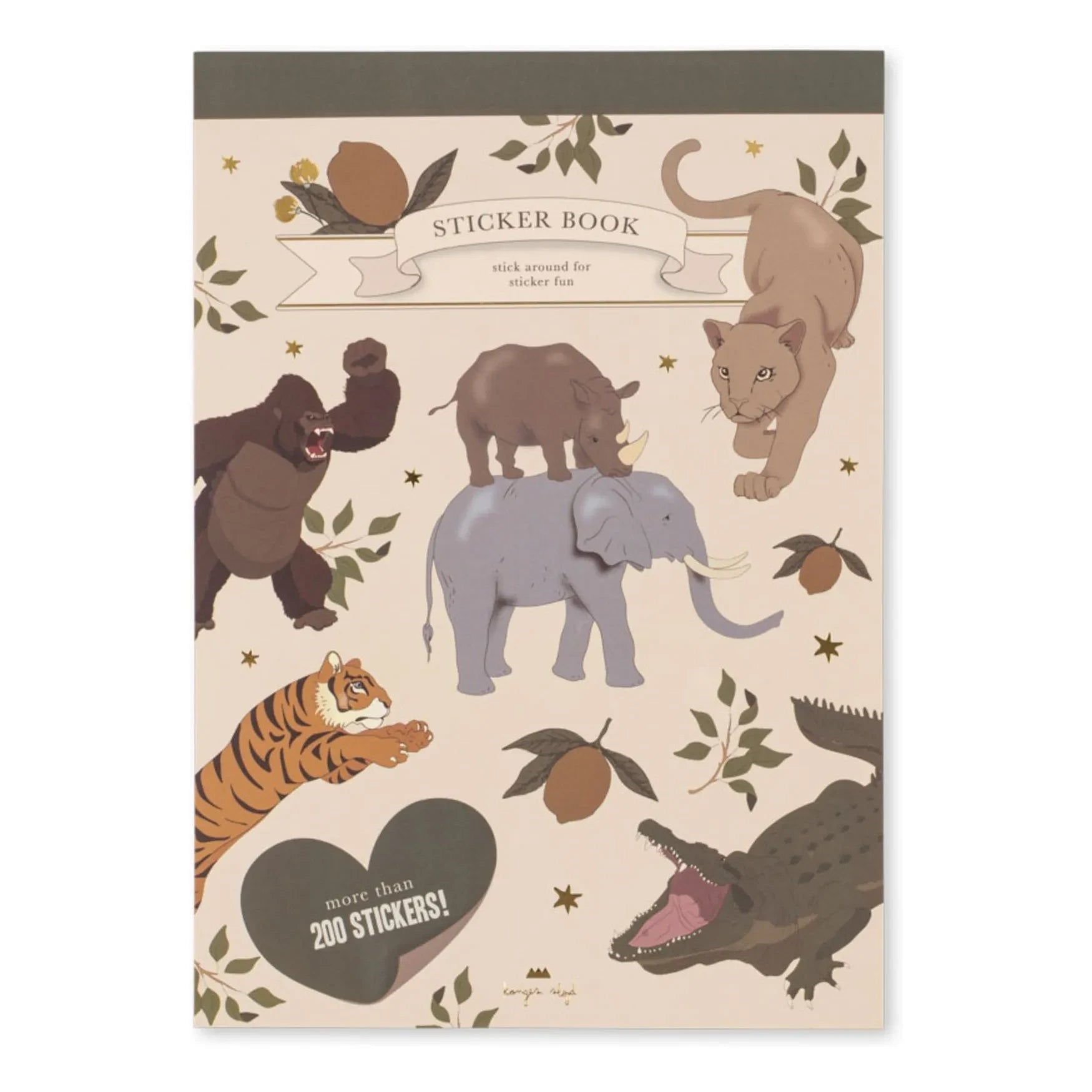 Konges Sløjd - Sail Away Sticker Book | Beige