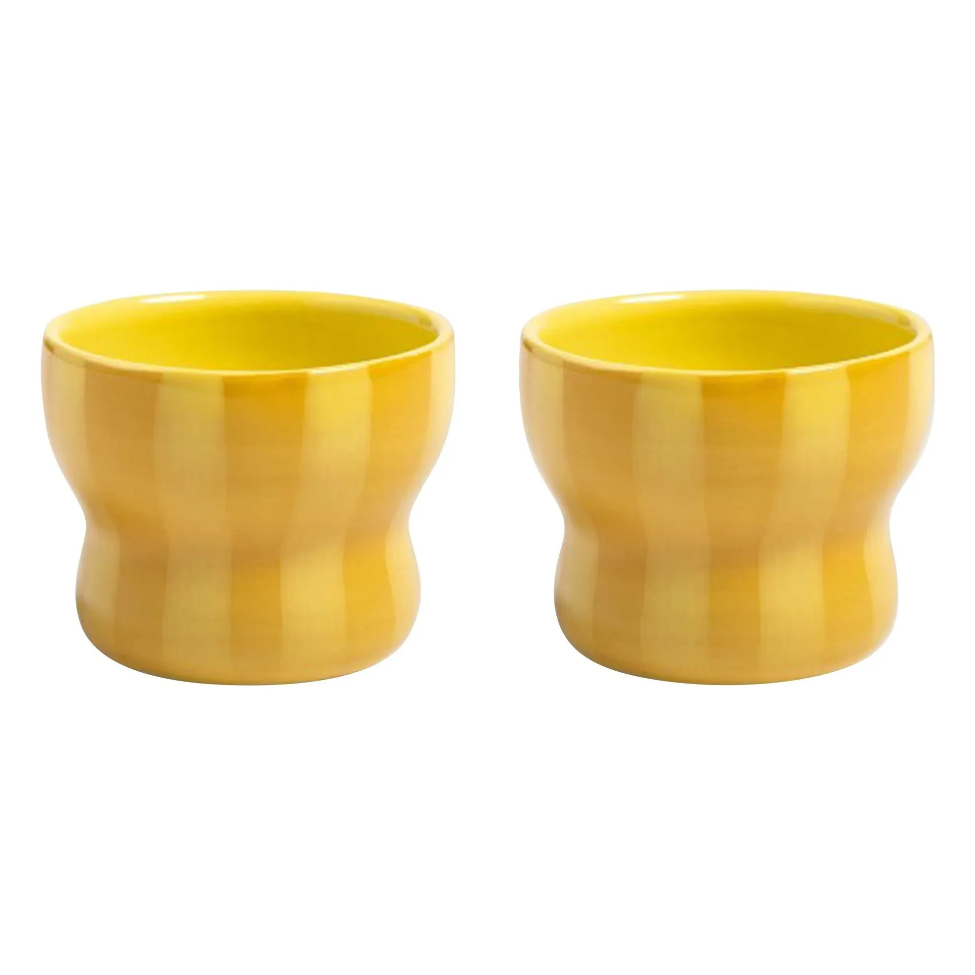 &Klevering - Circus Glasses - Set of 2 | Yellow