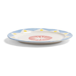&Klevering - Festivo Porcelain Plate | Red