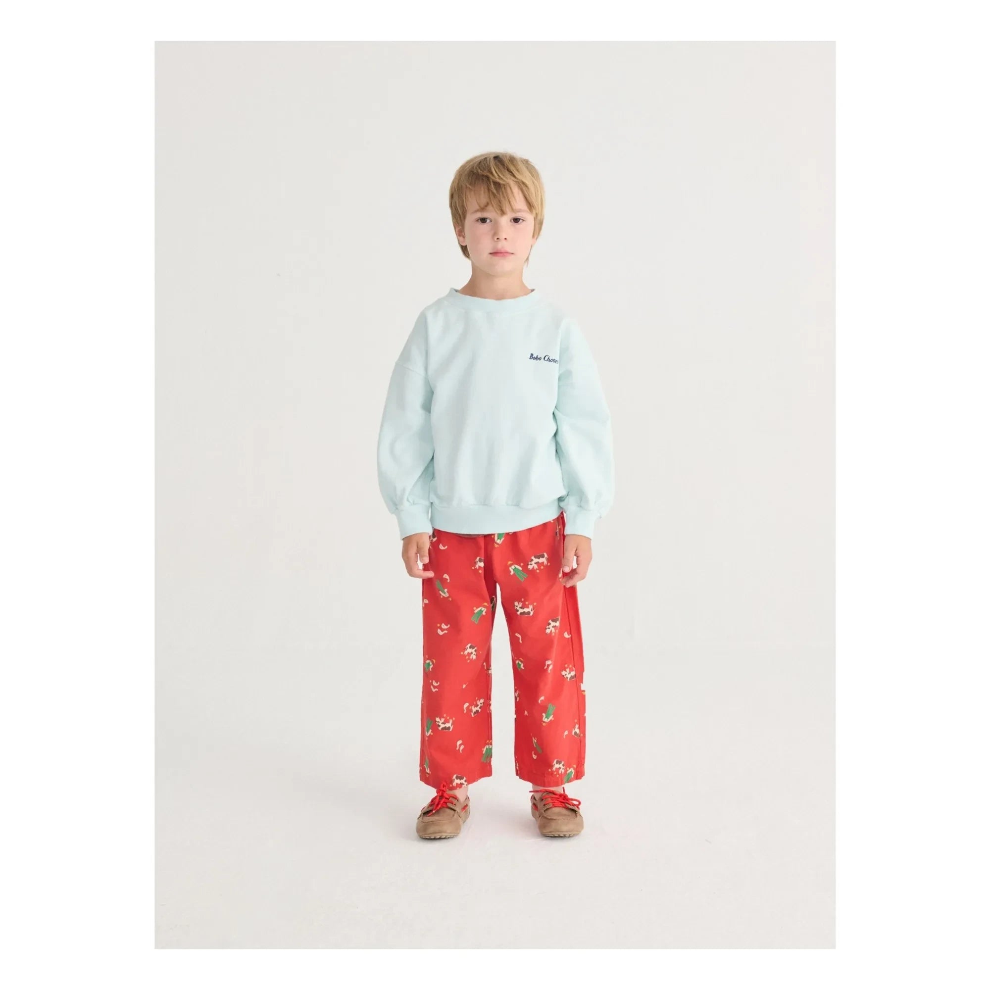 Bobo Choses - Mr Pickles Organic Cotton Sweatshirt | Light Blue
