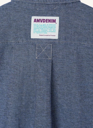 American Vintage - Lofway Cotton Shirt | Bleu stone