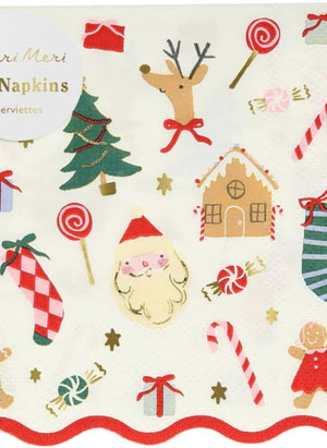 Meri Meri - Joli Noël napkins - Set of 16
