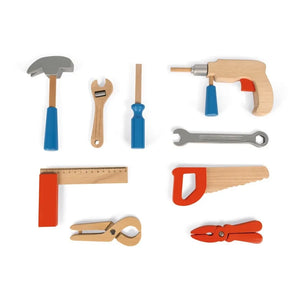 Janod - Brico Kids Tool Kit - 9 Pieces