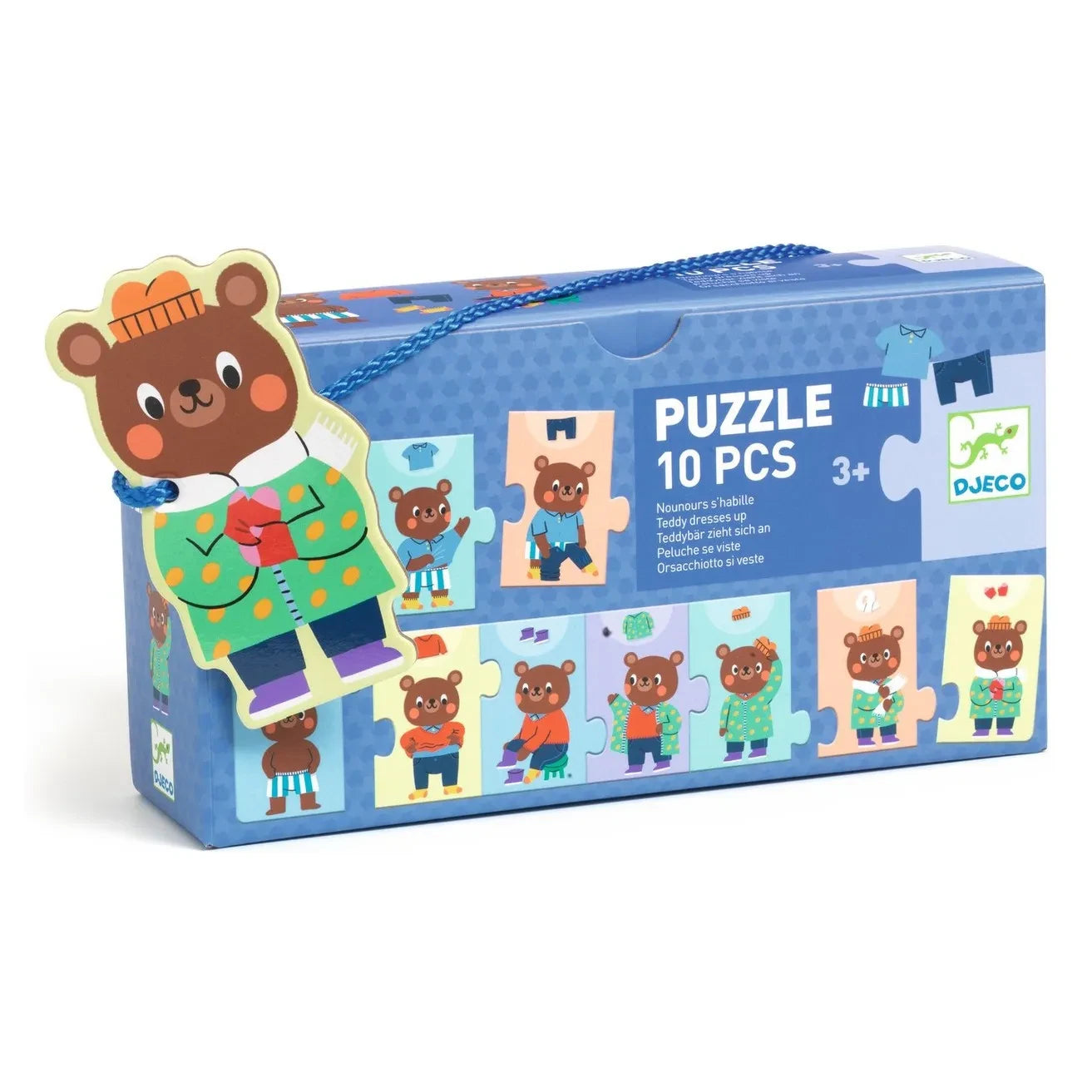 Djeco - Teddy Bear Gets Dressed Puzzle