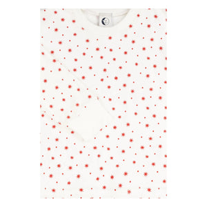 Sleepy Doe - Organic Cotton Star Pajamas | White