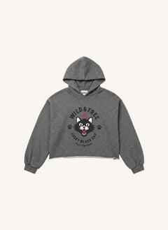 Finger in the nose - Bunny Sweatshirt | Melange Grey