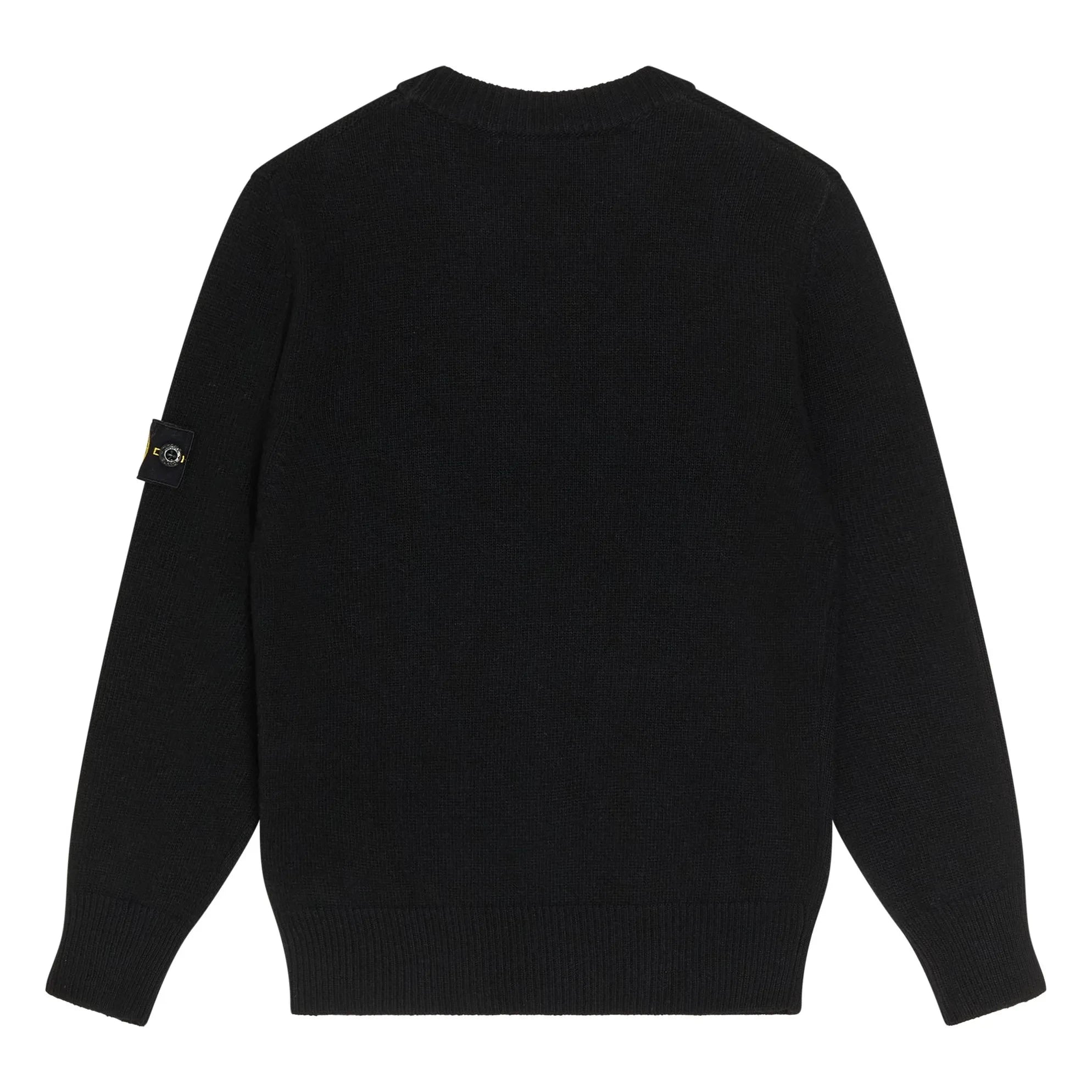 Stone Island - Logo Wool Sweater | Black