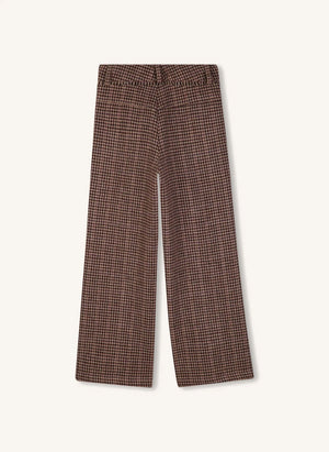 Chloé - Checked Trousers | Brown