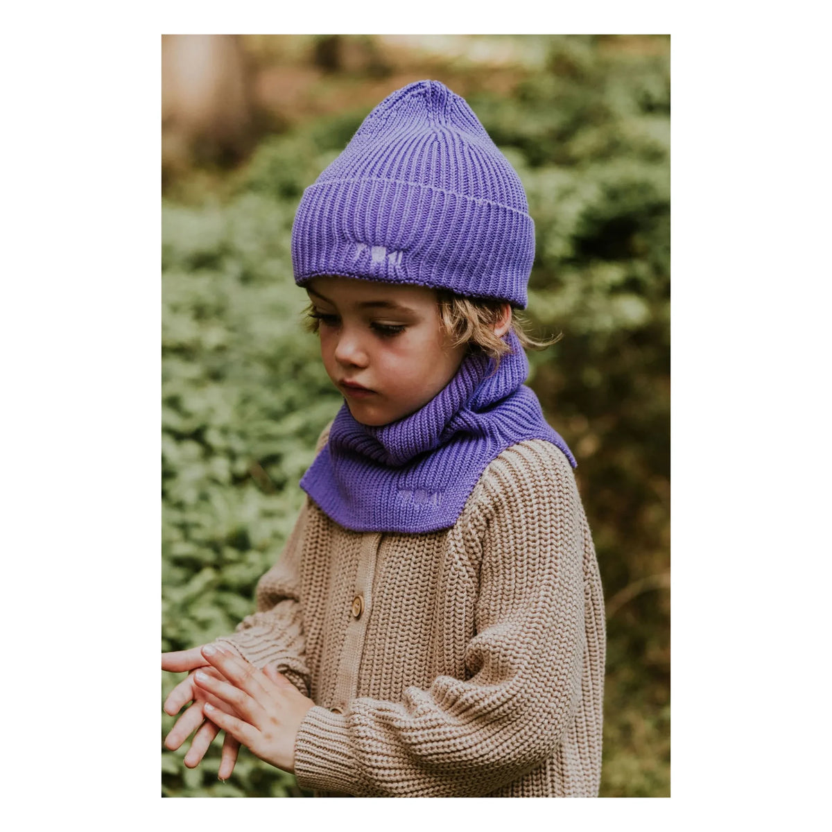 Yuki - Endless Organic Cotton Choker | Mauve