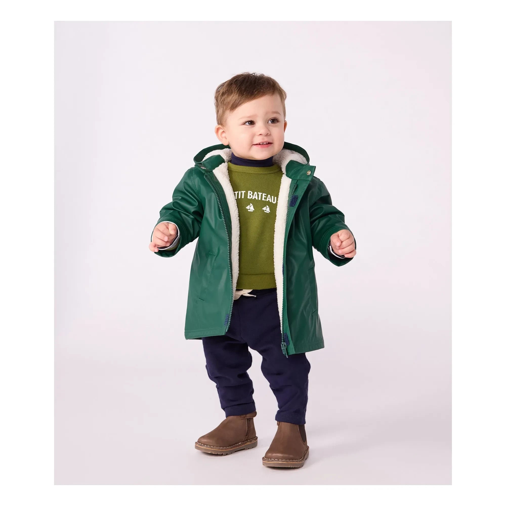 Petit Bateau - Chrome Green | Milled Recycled Fibers