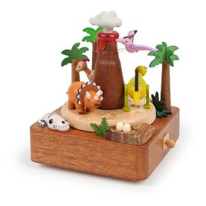 Wooderful Life - Dinosaur Wooden Music Box