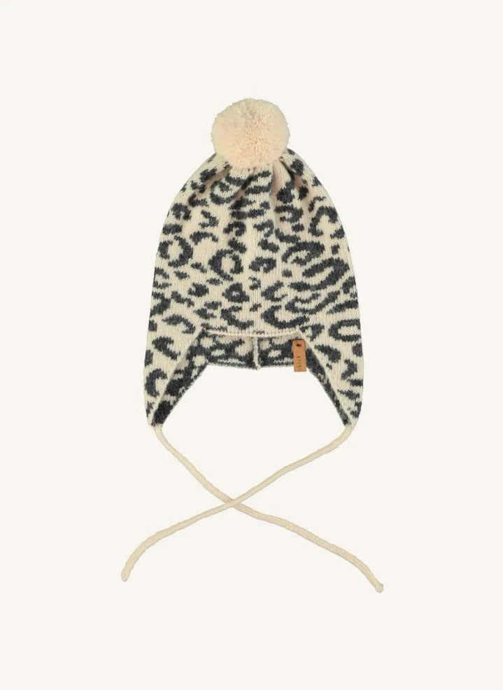 Piupiuchick - Leopard Wool Beanie | Pale Pink