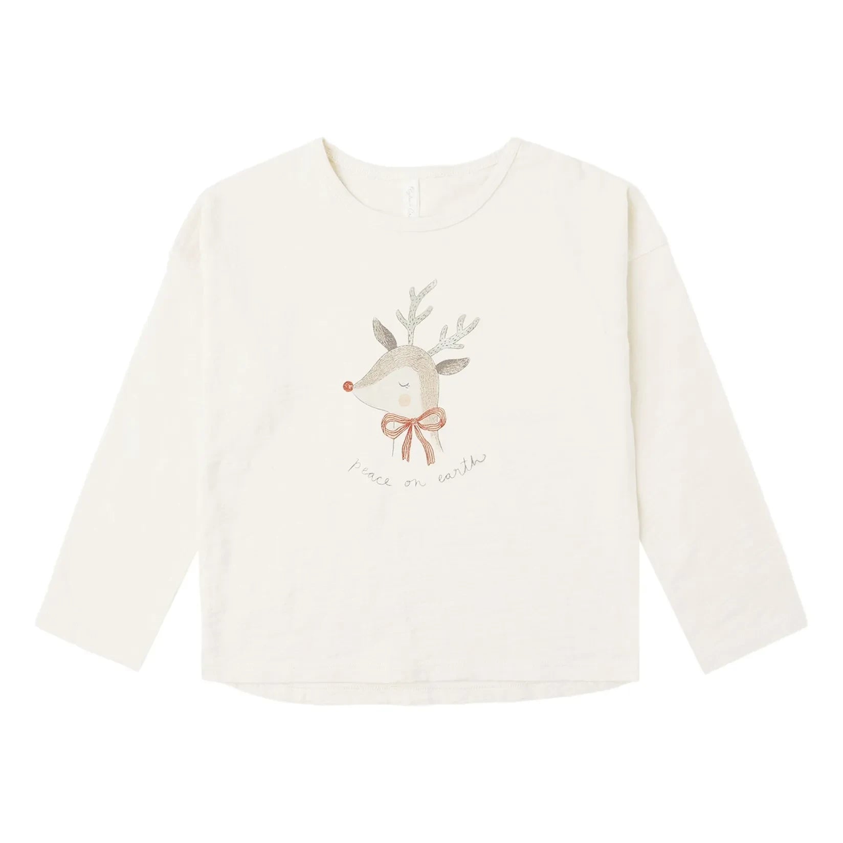 Rylee + Cru - Peace On Earth T-Shirt | Ecru