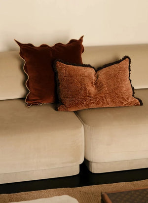 Olsson & Jensen - Dotty Velvet Pillowcase | Rust