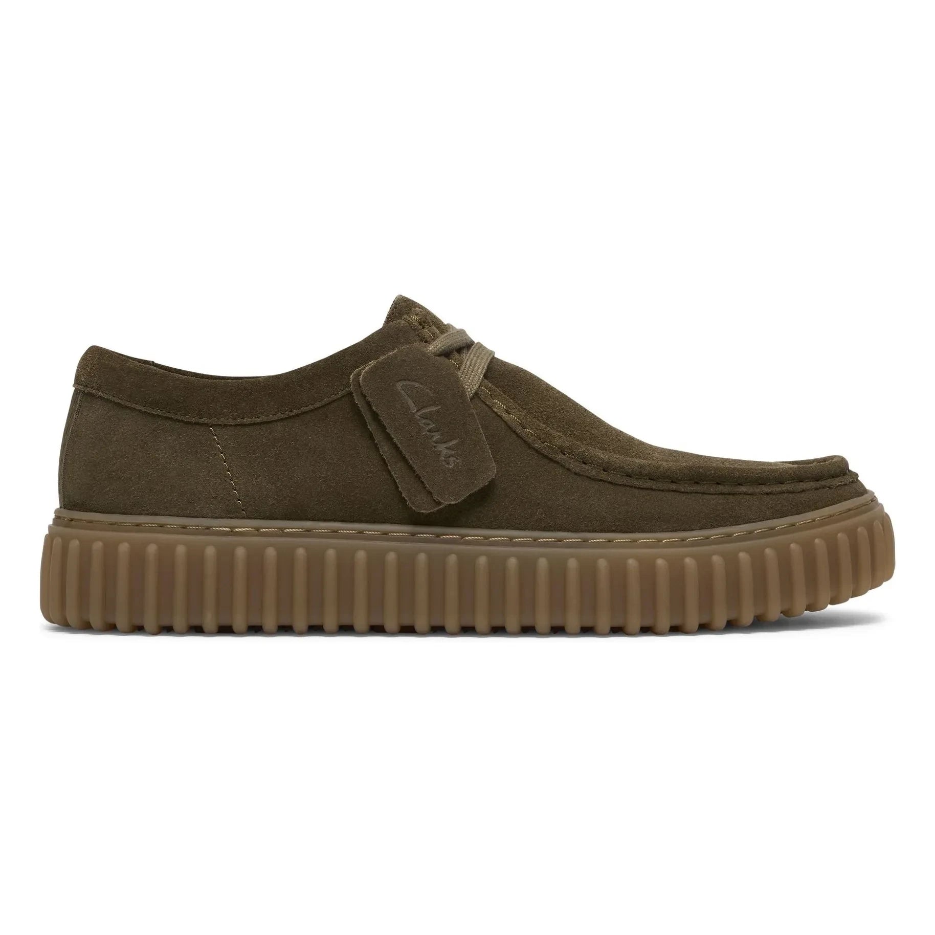 Clarks - Torhill Lo Shoes | Dark Green