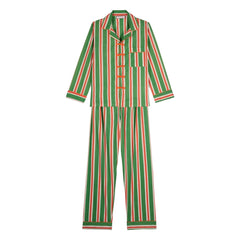 Maria de la Orden - Malo Striped Pajamas | Orange