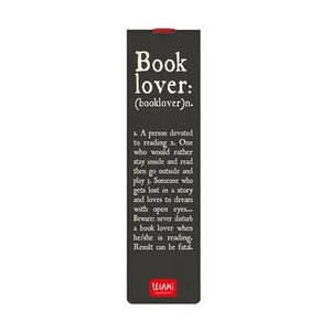 Legami - Illustrated Bookmark with Elastic Band - Book Lover - Bookmark