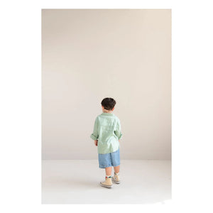 Jenest - Lef Linen Shirt | Almond Green