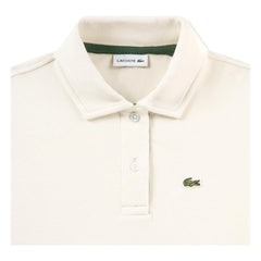 Lacoste - Oversized Logo Polo T-Shirt Organic Cotton | Ecru