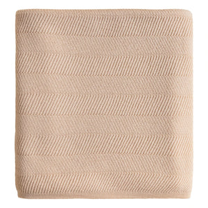 Hvid - Freddie Merino Wool Blanket | Beige