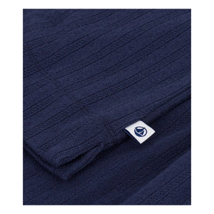 Petit Bateau - Navy blue liquid pajamas