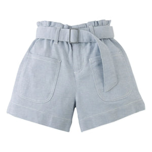 Gingersnaps - Amara Belted Short Shorts | Light Blue