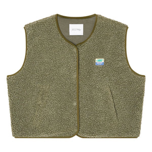 American Vintage - Hoktown Sleeveless Jacket | Marled Khaki