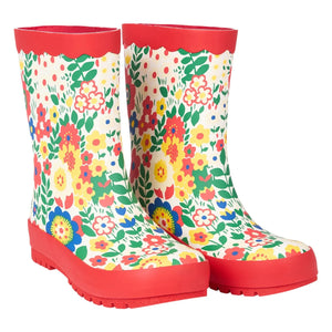 Stella McCartney Kids - Floral Rain Boots | Red