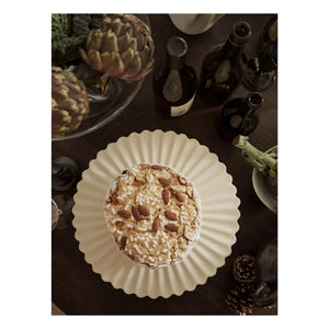 Ferm Living - Fıskiye Stone Ceramic Cake Stand | Off White