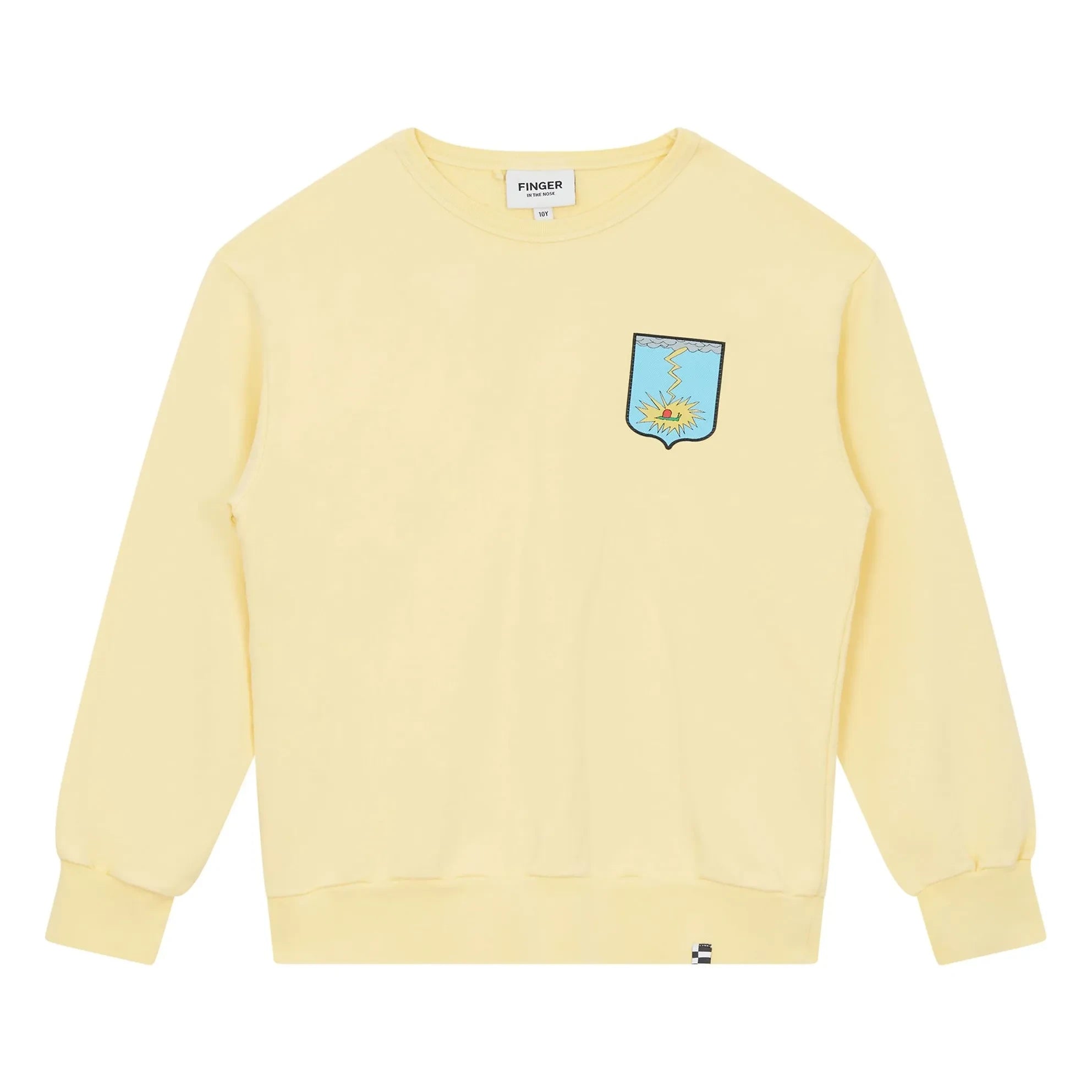 Finger in the Nose - Oversized Blow Sweat Organic Cotton | Lemon Yellow