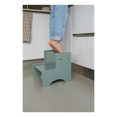 Nofred - Wooden Step Stool | Olive Green