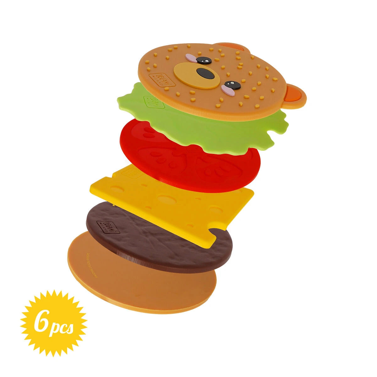 Legami - Set of Six Coasters - Coaster Club - Bear
