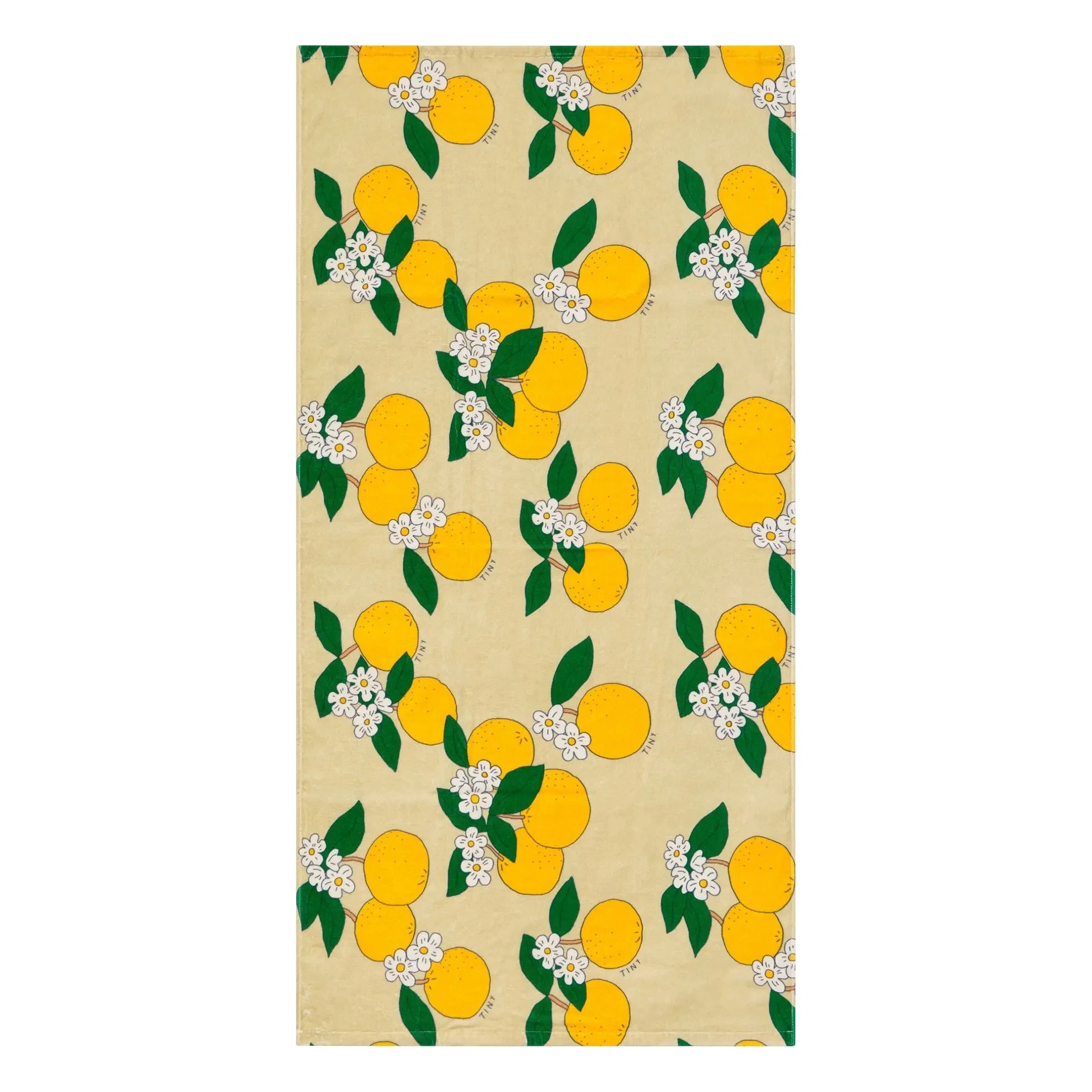 Tinycottons - Beach Towel Orange Organic Cotton | Yellow