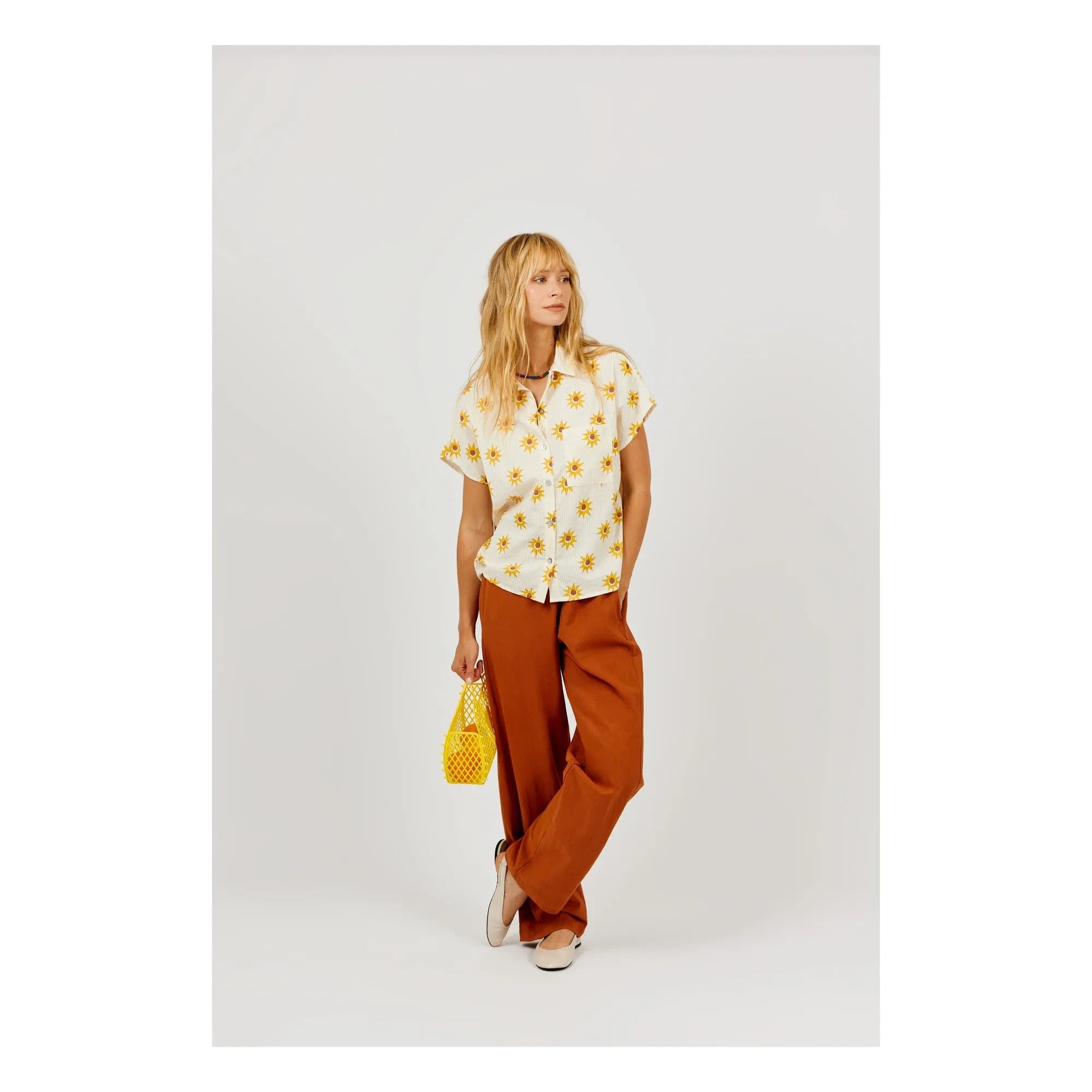 a.p - Light Cotton Shirt | White