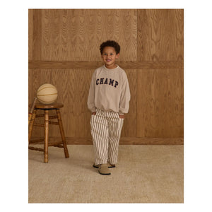 Rylee + Cru - Cargo Pants Striped | Ecru