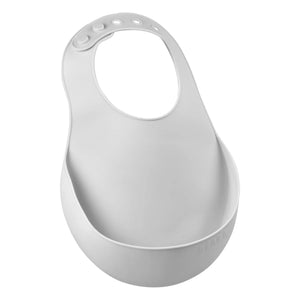 Béaba - Silicone Baby Bib | Light Blue