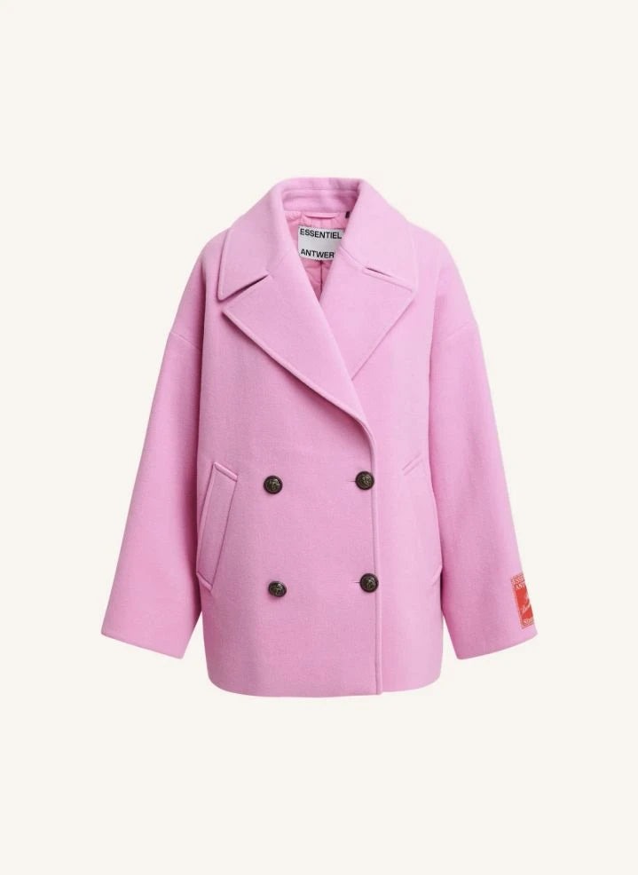Essentiel Antwerp - Oversized Kidney Coat | Pink