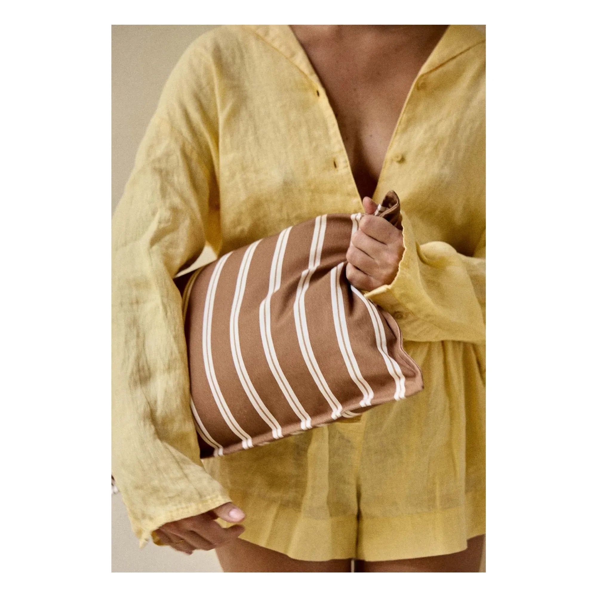 Gabrielle Paris - Striped pillowcase | Oats