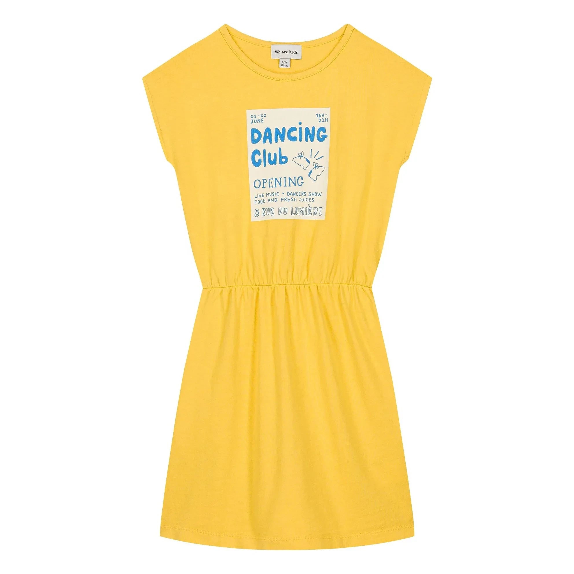 We Are Kids - Suzy Dancing Club Organic Cotton Dress | Yellow