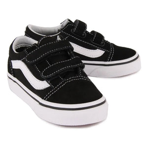Vans - Old Skool V Velcro Sneakers | Black