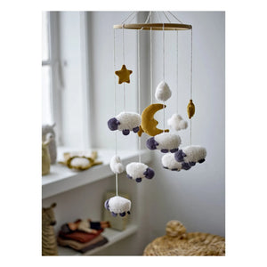 Bloomingville Mini - Mobile Basket | White