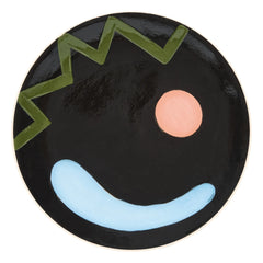 HOMERE - Milos Ceramic Plate | Black
