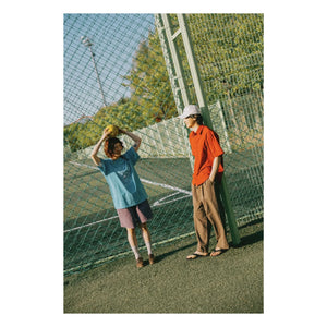 Kappy - Short Double-Pleated Wide | Purple