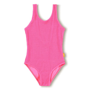 Molo - Ribbed Swimwear Nika Crepe Recycled Fibres | Fuchsia