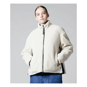 Taion - Military Reversible Stand Collar Jacket | Khaki
